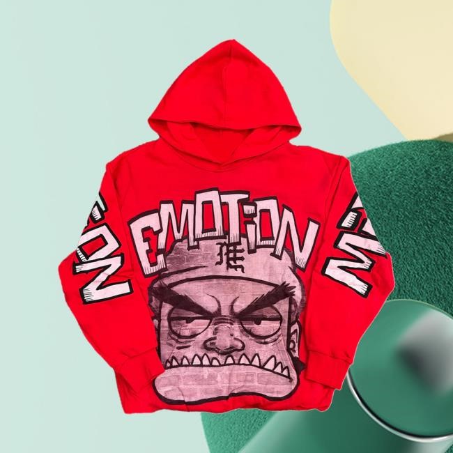 Mixed Emotion Merch Store Red Monster Tee Shirt