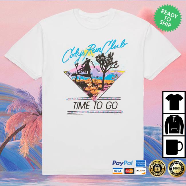 Official Codys Run Club Merch Store Cody's Run Club Time / Tshirt / White CodysRunClub Apparel Cody'sRunClub Clothing Shop