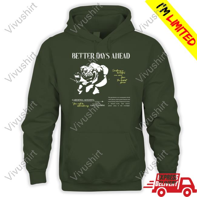 Better Days Ahead Something So Beautiful Can Come From The Darkest Places Hoodie