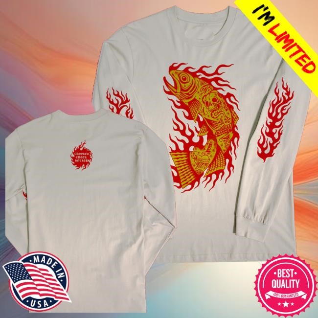 Trending Crooked Creek Holler Merch Store Tattoo Trout Longsleeve Tee