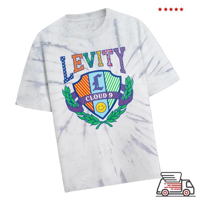 Trending Kt8 Merch Store Levity - Crest - Tie Dye Funny Shirt