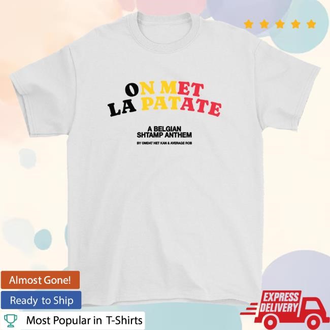Average Rob Merch Belgian Anthem White Classic Shirt