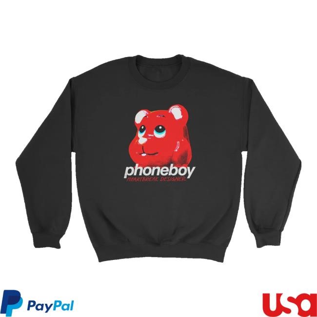 Phoneboy Merch Store Phoneboy Heartbreak Designer Zip Up Hooded Sweatshirt