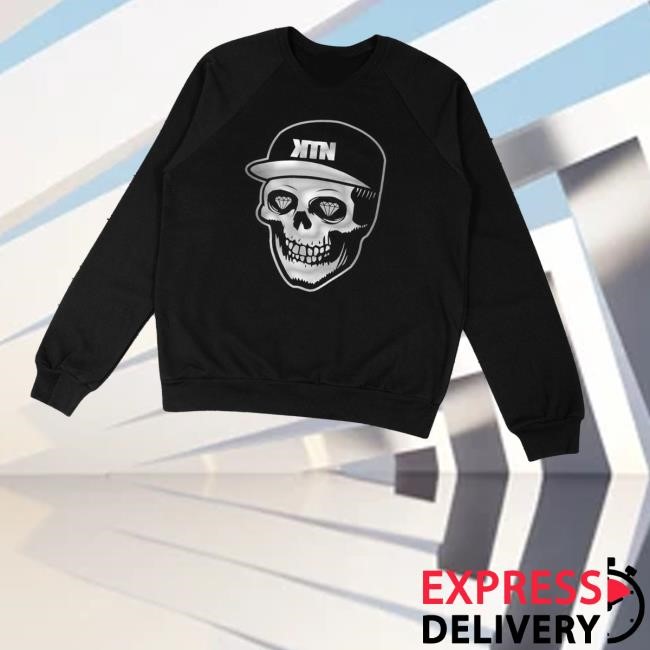 Killthe Merch Store Shop Skull Ktn Silver Foil Unisex Sweatshirt