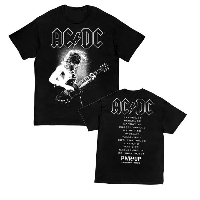 Acdc Merch Store Shop Angus Electric Pwr Up Tour Hoodie Sweatshirt