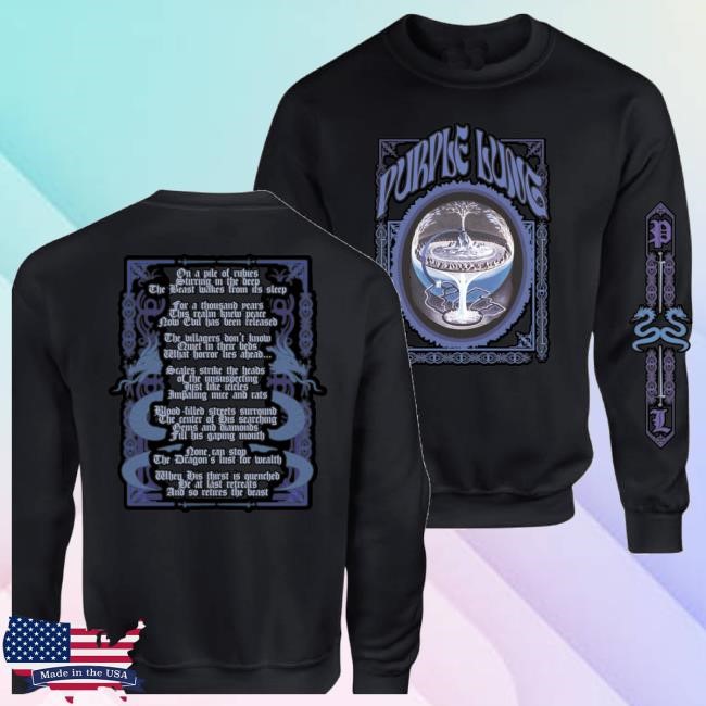 Purplelung Bandcamp Merch Store Long Sleeve T-Shirt - The Tale Of Desethos, The Starved Tee