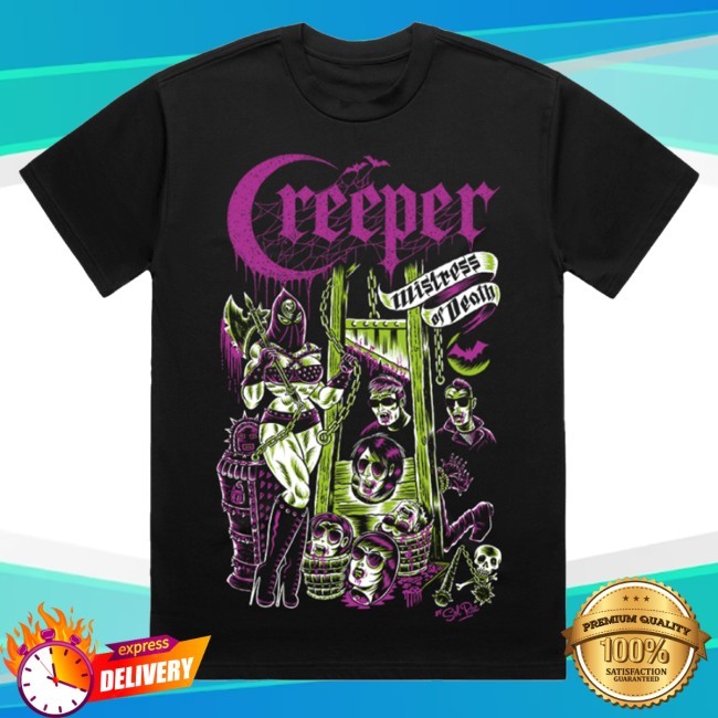 Trending Creeper Merch Mistress Of Death Sol Rac Tee Shirt