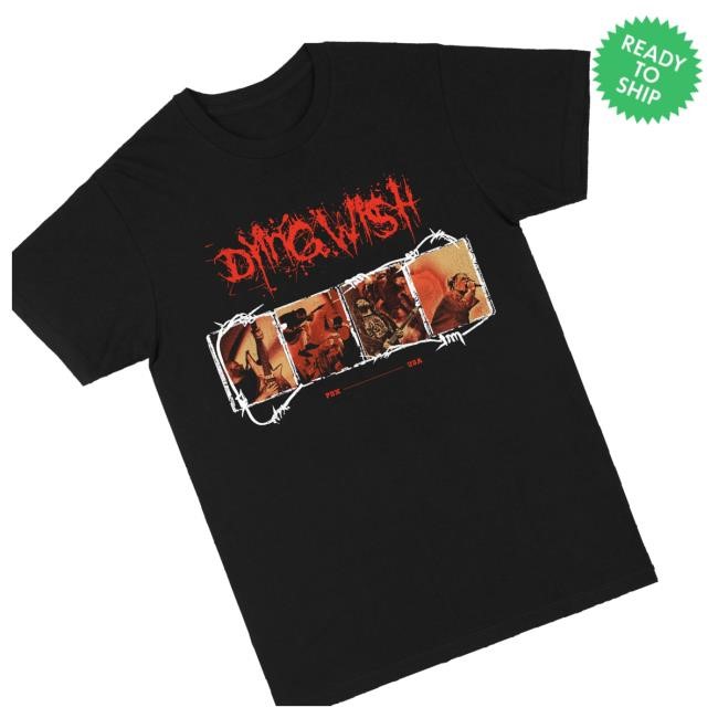 Dyingwish Merch Shop Store Official Barbed Wire Band Hoodie
