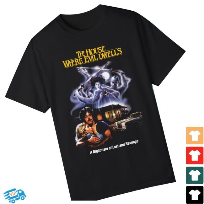 Iron Fortress Records Merch The House Where Evil Dwells Horror Movie New Shirt