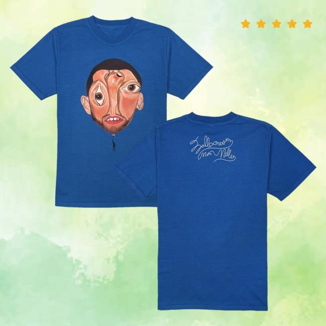 Mac Miller Official Merch Balloonerism Cover Short Sleeve Tee