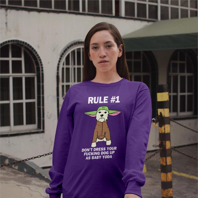 Rule Don't Dress Your Fucking Dog Up As Baby Yoda T Shirt