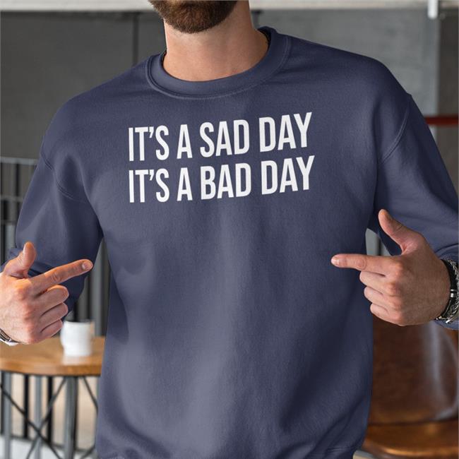 Sad Day Bad Day Hat Caps Barstoolsports Store