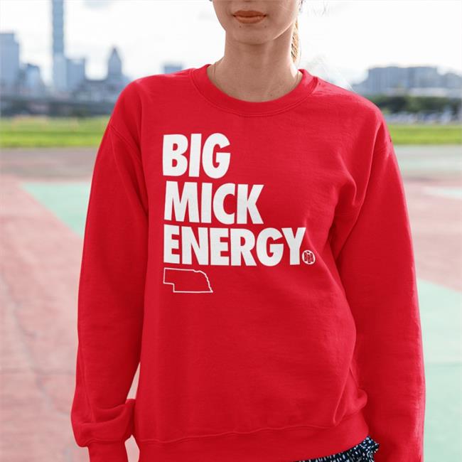 Bbbprinting Store Big Mick Energy Shirt Red