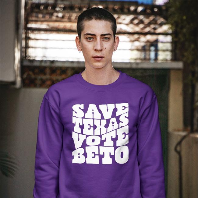 Briguzmaan Save Texas Vote Beto Sweatshirt Black
