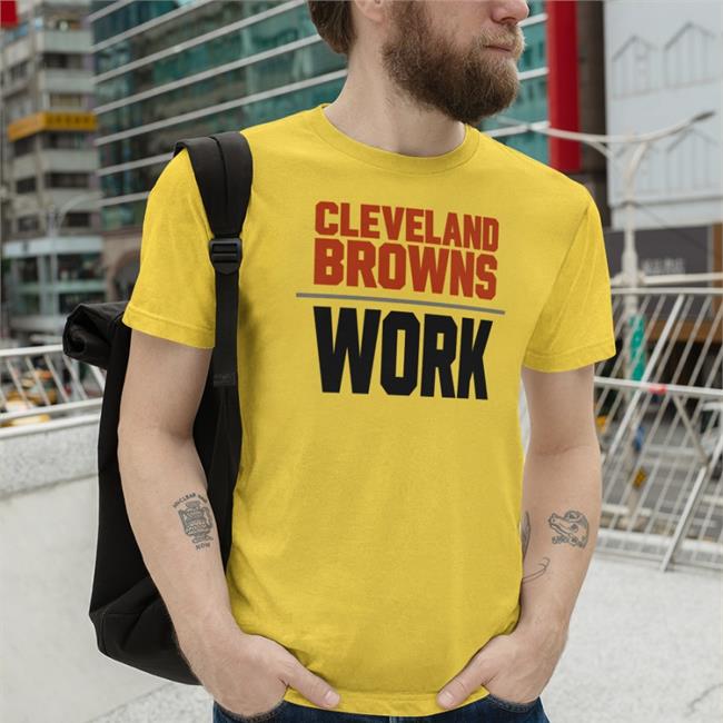 Hayden Grove Nick Chubb Cleverland Browns Work Shirt