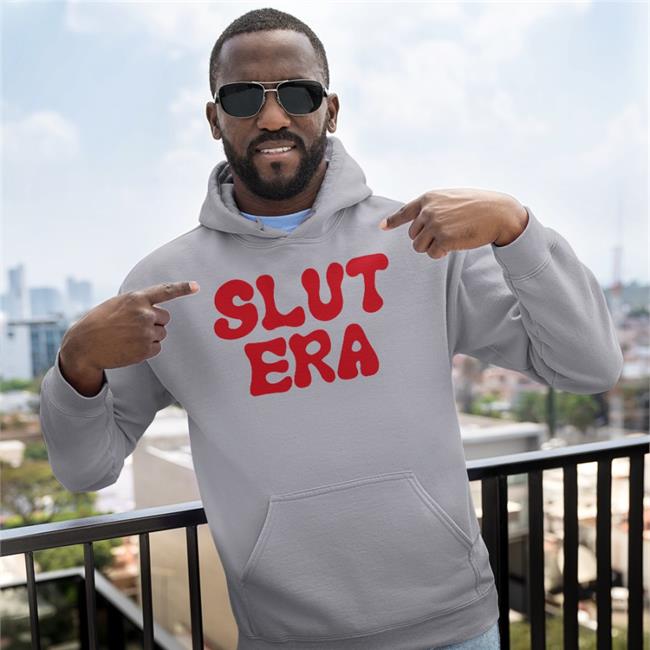 Selffixated Merch Slut Era Baby Hoodied Sweatshirt