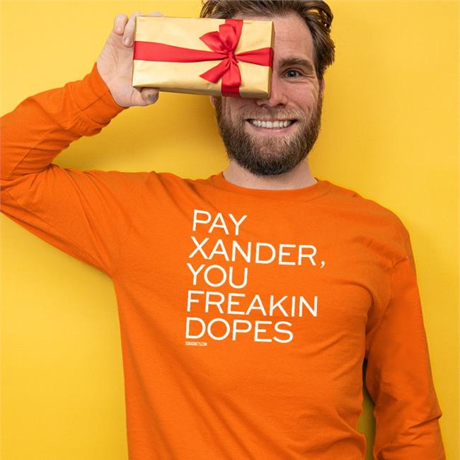 Soxaddict Pay Xander You Freakin Dopes Shirts Lynne Reed Wearing Pay Xander You Freakin Dopes Tee Shirt