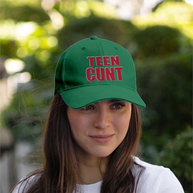 Shirts That Go Hard Teen Cunt Cap Black