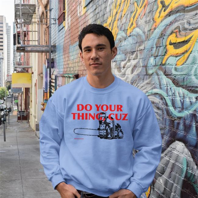 Andrew Lasane Do You Thing Cuz Sweatshirt White