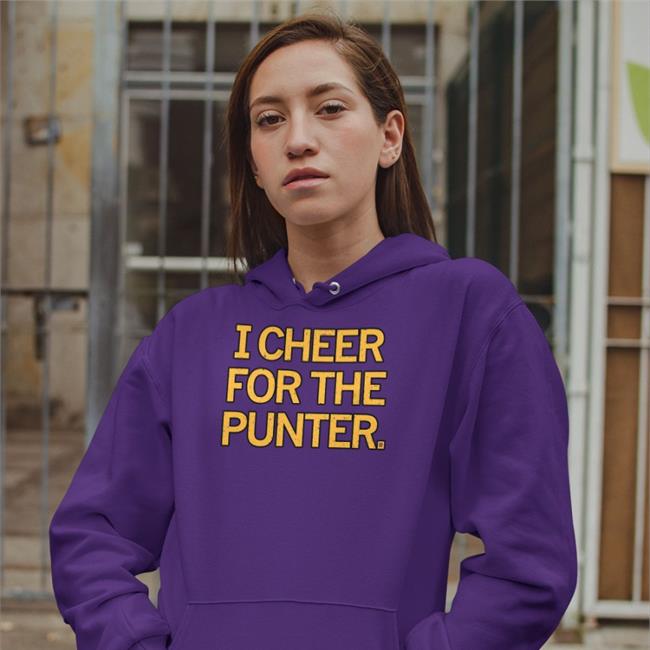 I Cheer For The Punter T Shirt Stewart Mandel Navy