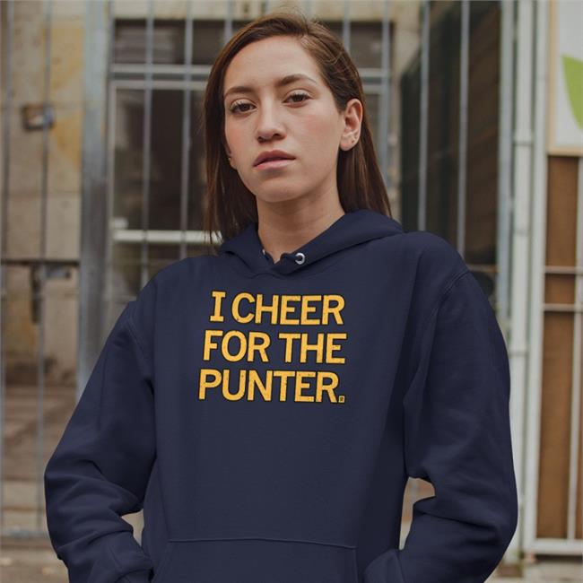 Slmandel I Cheer For The Punter Tee Shirt Navy Stewart Mandel I Cheer For The Punter Shirt