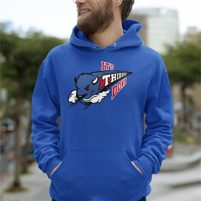 26 Shirts Store Train Horn It's Third Down Hoodie Royal It's Third Down Sweatshirt