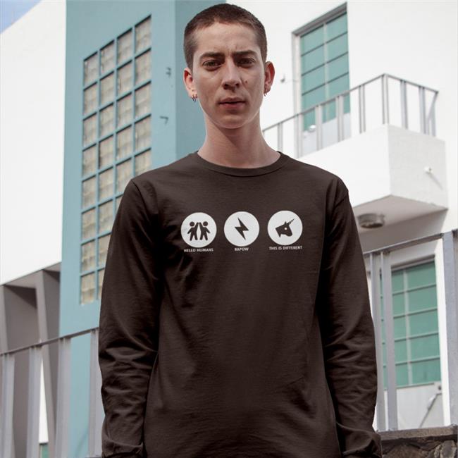 Translatedtees Hello Humans Kapow This Is Different Shirt