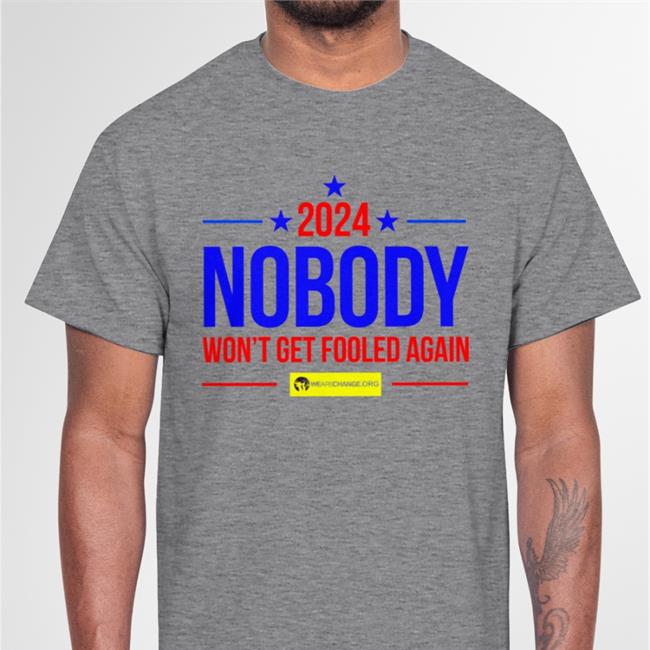 Wearechange Store Nobody 2024 Long Sleeve Tee Shirt Black