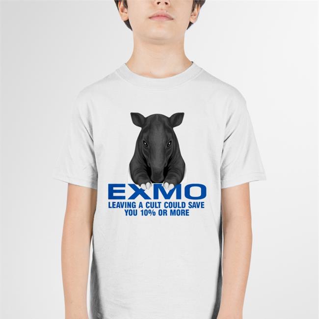 Believing In Humanity Exmo Leaving A Cult Could Save You 10% Shirt White Exmo Leaving A Cult Could Save You 10% Or More Shirt Believing In Humanity White