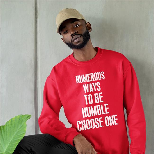 Numerous Ways To Be Humble CGodwillinghoose One Hoodie