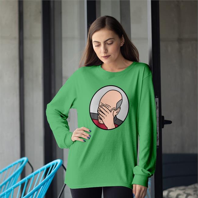 Epic Facepalm Picard T Shirt Epic Facepalm Terry