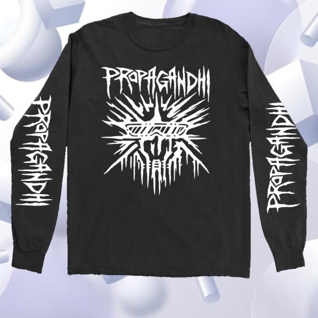 Propagandhi Official Buster Skull Long Sleeve T Shirt