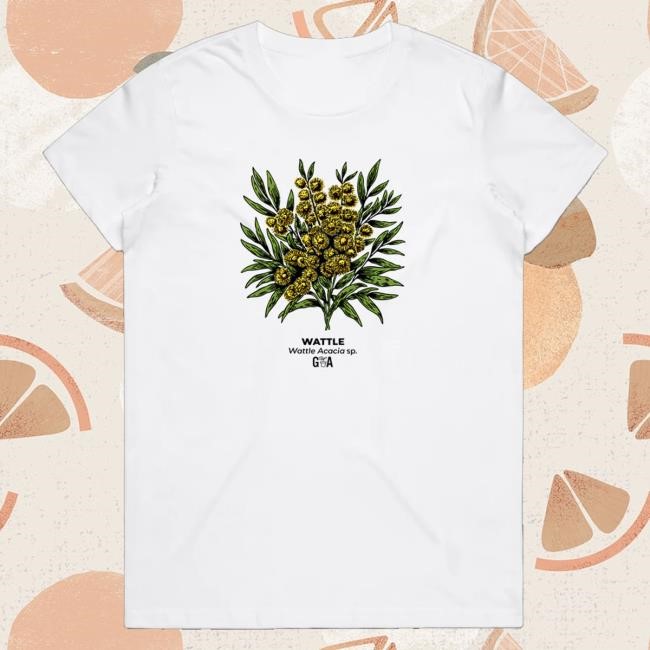Abc Merch Shop Store Wattle Acacia Sp. Coloured New Shirt
