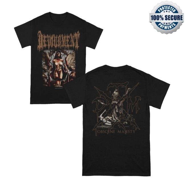 Realityfade Merch Store Shop Devourment Obscene Majesty Tee Shirt