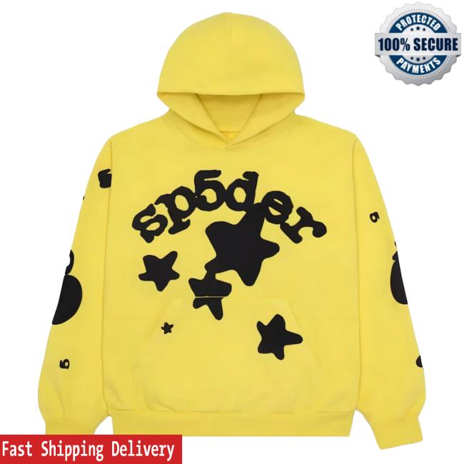 Official Sp5der Clothing Apparel Sp5der Beluga Sweater Gold Sp5der Merch Store Shop