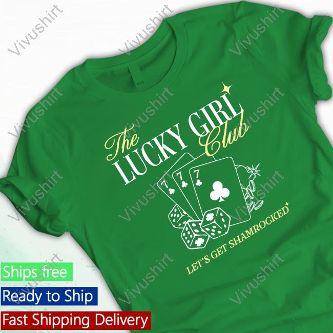 Uncwchicks The Lucky Girl Club Let's Get Shamrocked Long Sleeve T Shirt