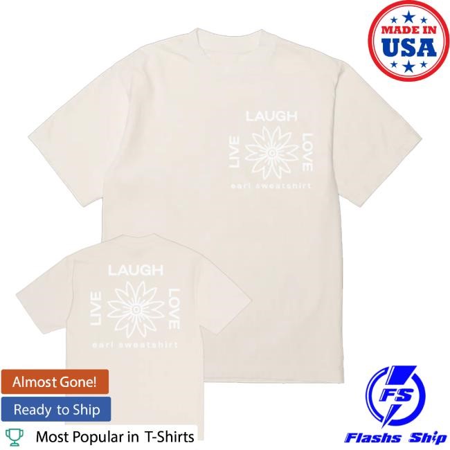 Earl Sweatshirt Merch Lll Flower Logo New Shirt