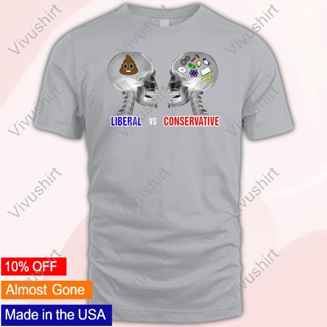 Liberal Brain Vs Conservative Brain Shirt