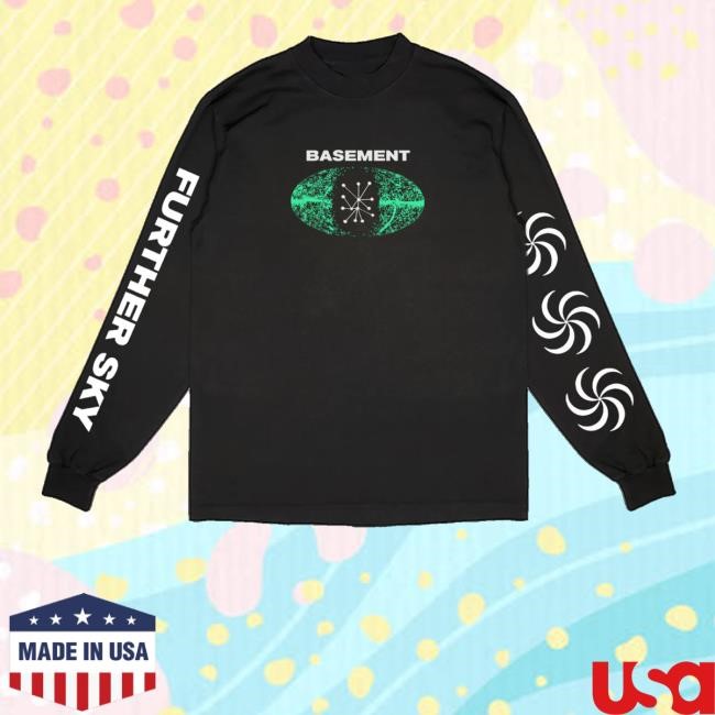 Runforcoverrecords Merch Basement Further Sky T-Shirt, Hoodie, Tank Top, Sweater And Long Sleeve T-Shirt