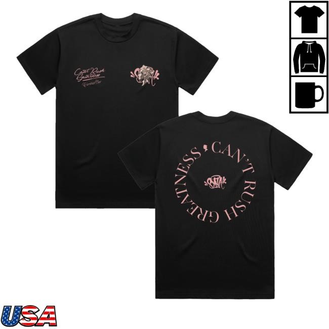 Central Cee Merch Store Syna Can't Rush Greatness Shirts