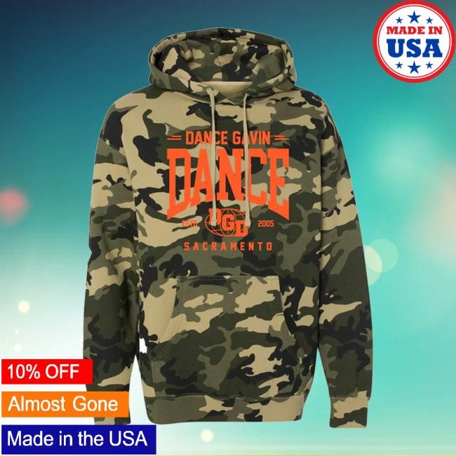 Dance Gavin Dance Merch Store Hardcore - Army Camo Pullover Crewneck Sweatshirt