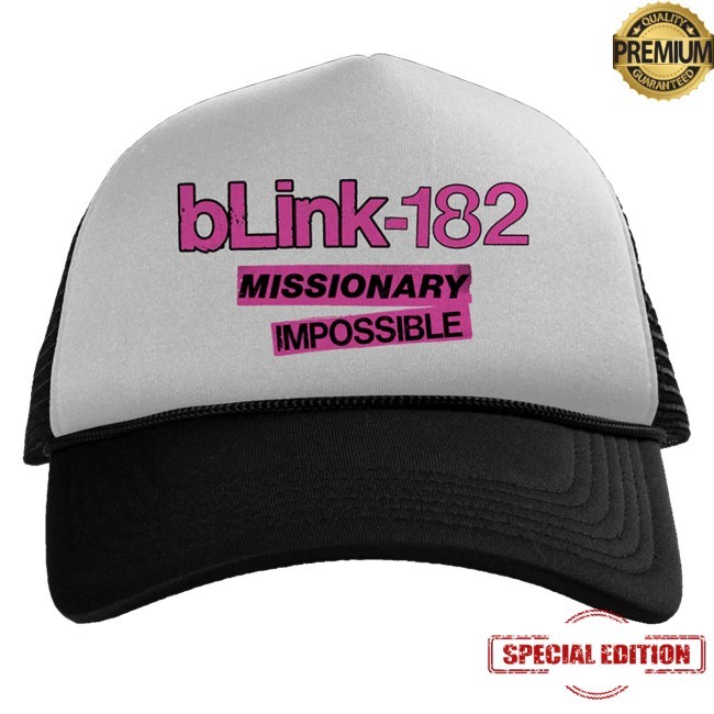 Blink 182 Merch Missionary Impossible Tour New Cap
