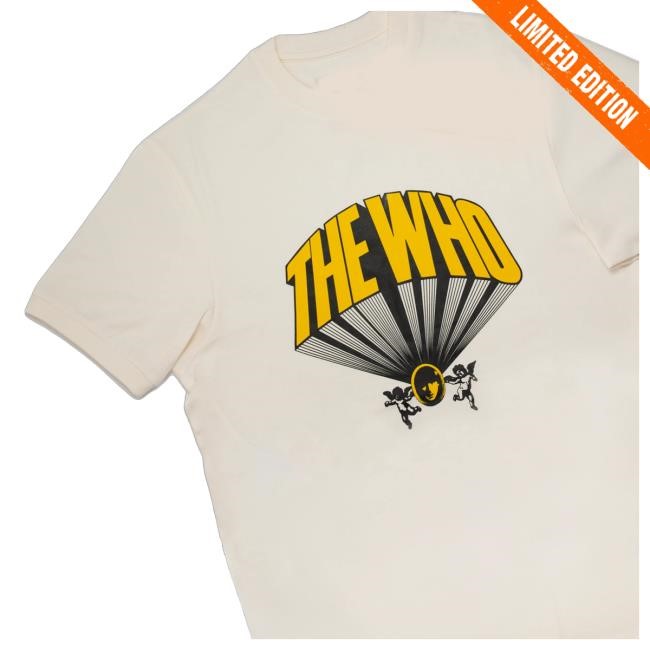 The Who Merch Shop Store Official Modfather Clothing Drum Skin Tee Shirt