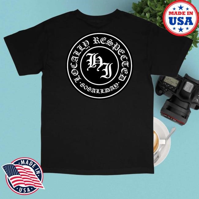 Official 808Allday Black Respected T Shirts