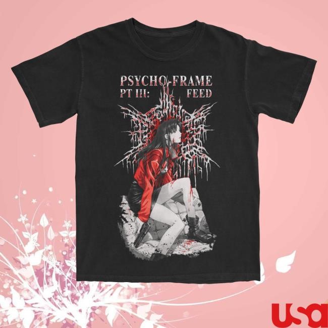 Psycho-Frame Merch Shop Store Official Misato T Shirts