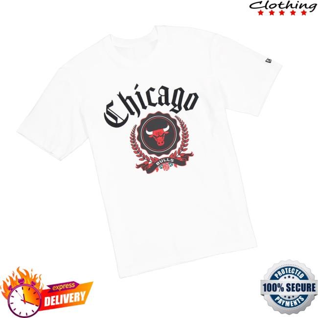 Chicago Bulls Merch Store Chicago Bulls New Era Varsity Laurel Sweaters