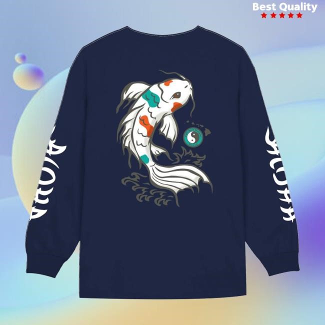 Tcsurf Store T&C Surf Sumi Koi Zip Up Hooded Sweatshirt