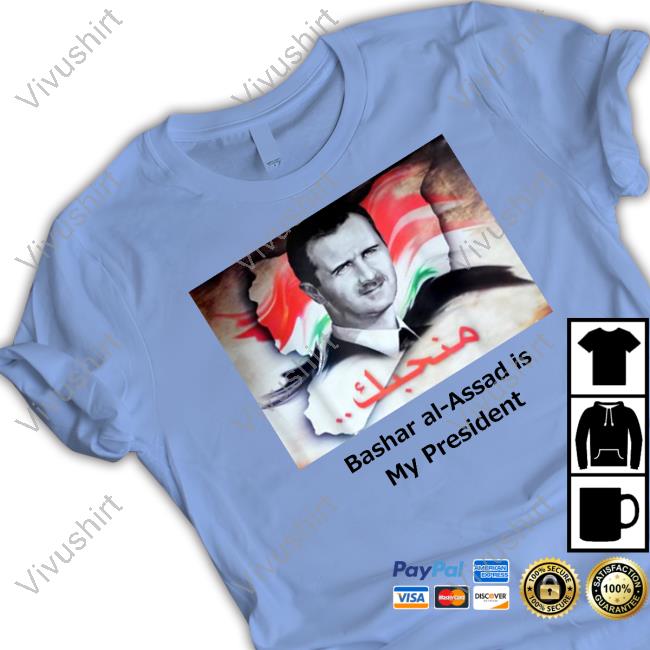 Daniel Mcadams Wearing Bashar Al-Assad Is My President Long Sleeve T Shirt