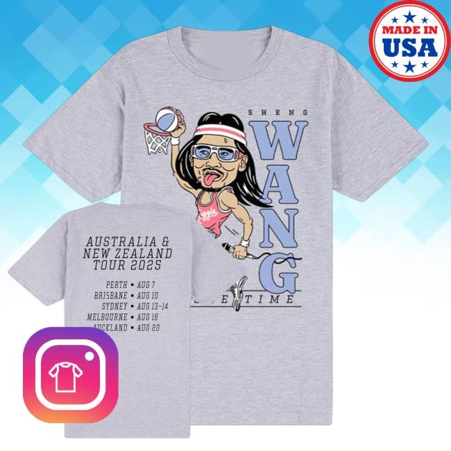 Sheng Wang Giggletime Tour Grey Shirt