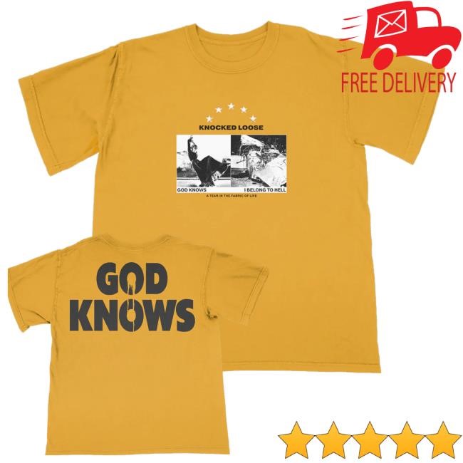 Official Kerrang Merch Shop Store Knocked Loose X Kerrang! God Knows New Shirt